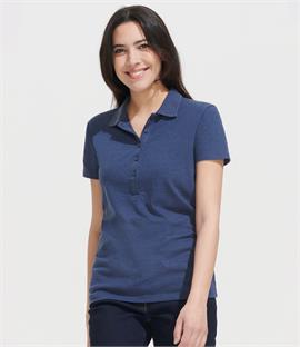 SOLS Ladies Phoenix Pique Polo Shirt